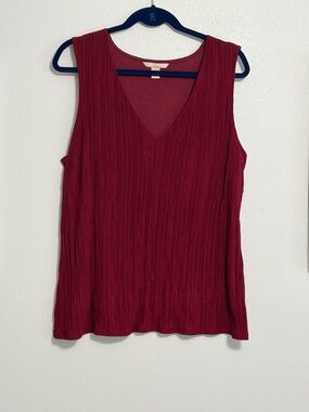 Banana Republic dark red lined tank XL